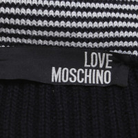 Moschino Love Cardigan in blu scuro