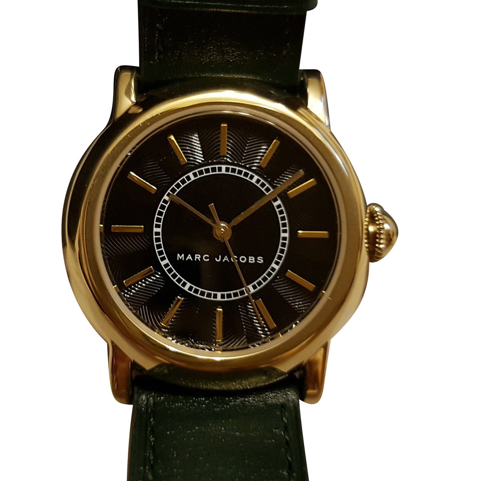 Marc Jacobs Armbanduhr aus Stahl in Schwarz