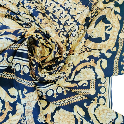Versace Scarf/Shawl Silk in Gold