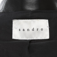 Sandro Jacke/Mantel aus Baumwolle in Schwarz