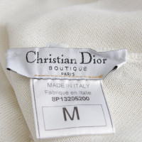 Christian Dior Top en Viscose en Crème