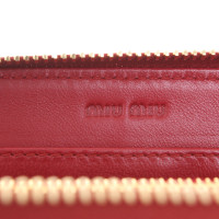 Miu Miu Wallet in red
