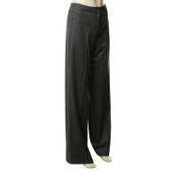 Akris grey wool trousers with creases