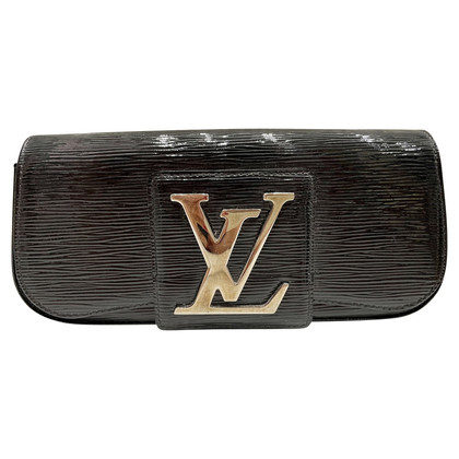 Louis Vuitton Sobe Clutch aus Lackleder in Schwarz