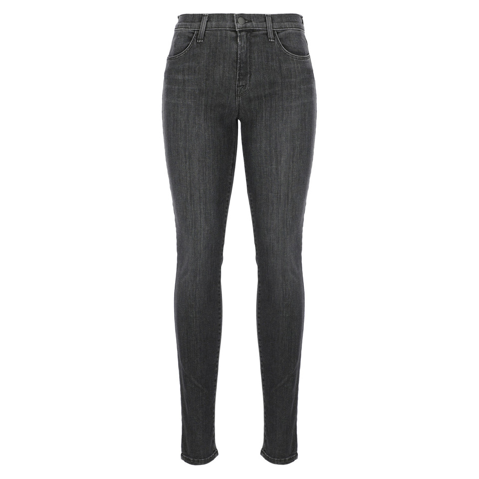 J Brand Paire de Pantalon en Coton en Gris