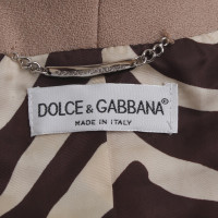 Dolce & Gabbana Costume beige foncé