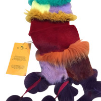 Etro Colorful fur scarf