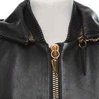 Giuseppe Zanotti Leather jacket in black