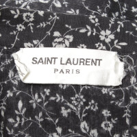 Saint Laurent Bluse mit Blumenmuster