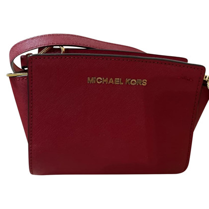 Michael Kors Clutch Canvas in Rood