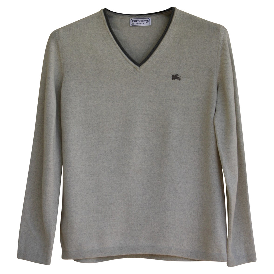 Burberry Tricot en Laine en Gris