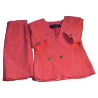 Louis Feraud Anzug aus Baumwolle in Rot