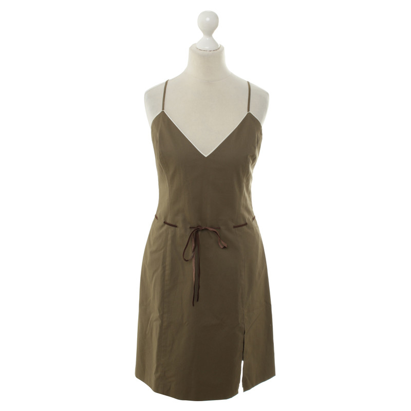 Hugo Boss Pinafore dress in olive