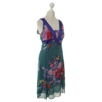 Etro Silk dress with a floral pattern