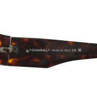 Chanel Zonnebril in donkerbruin