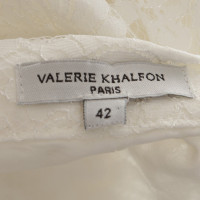 Valerie Khalfon  White lace trouser 42