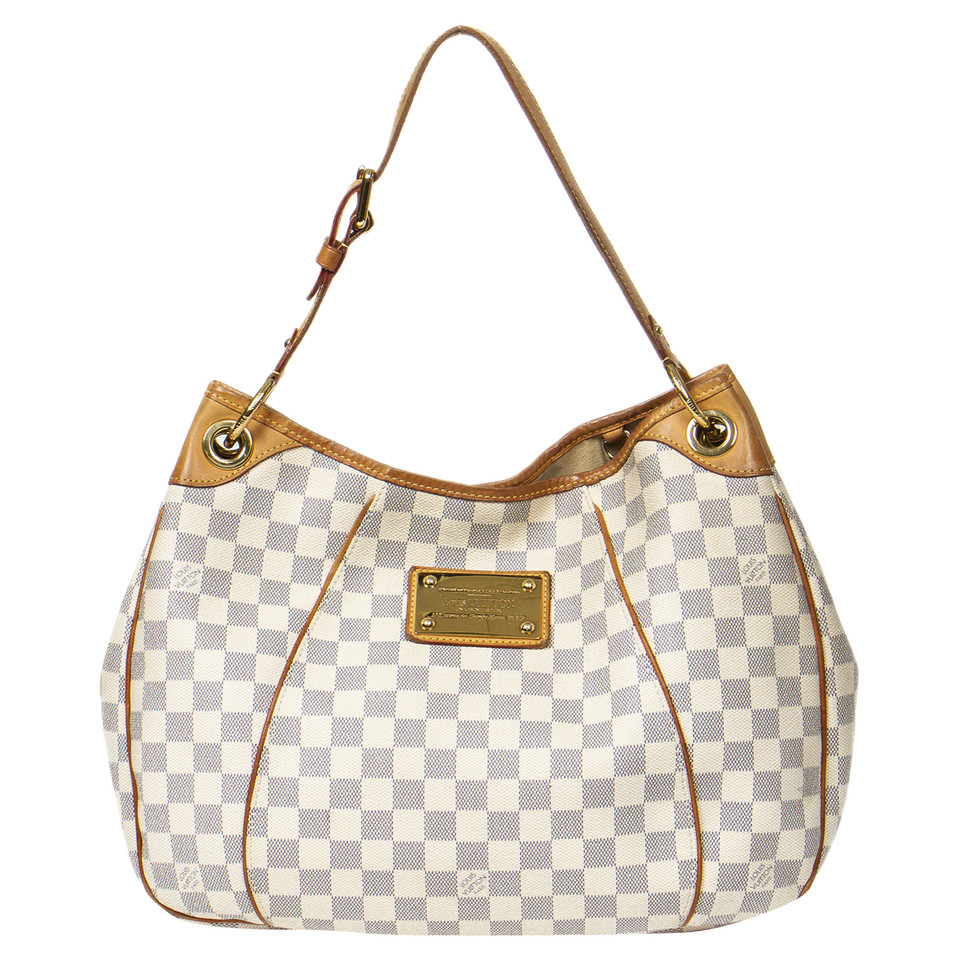 Louis Vuitton Galliera MM42 Leather in White