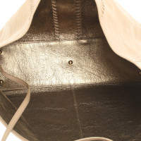 Yves Saint Laurent Shopper Leather in Beige