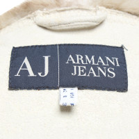 Armani Jeans Faux fur jacket in beige