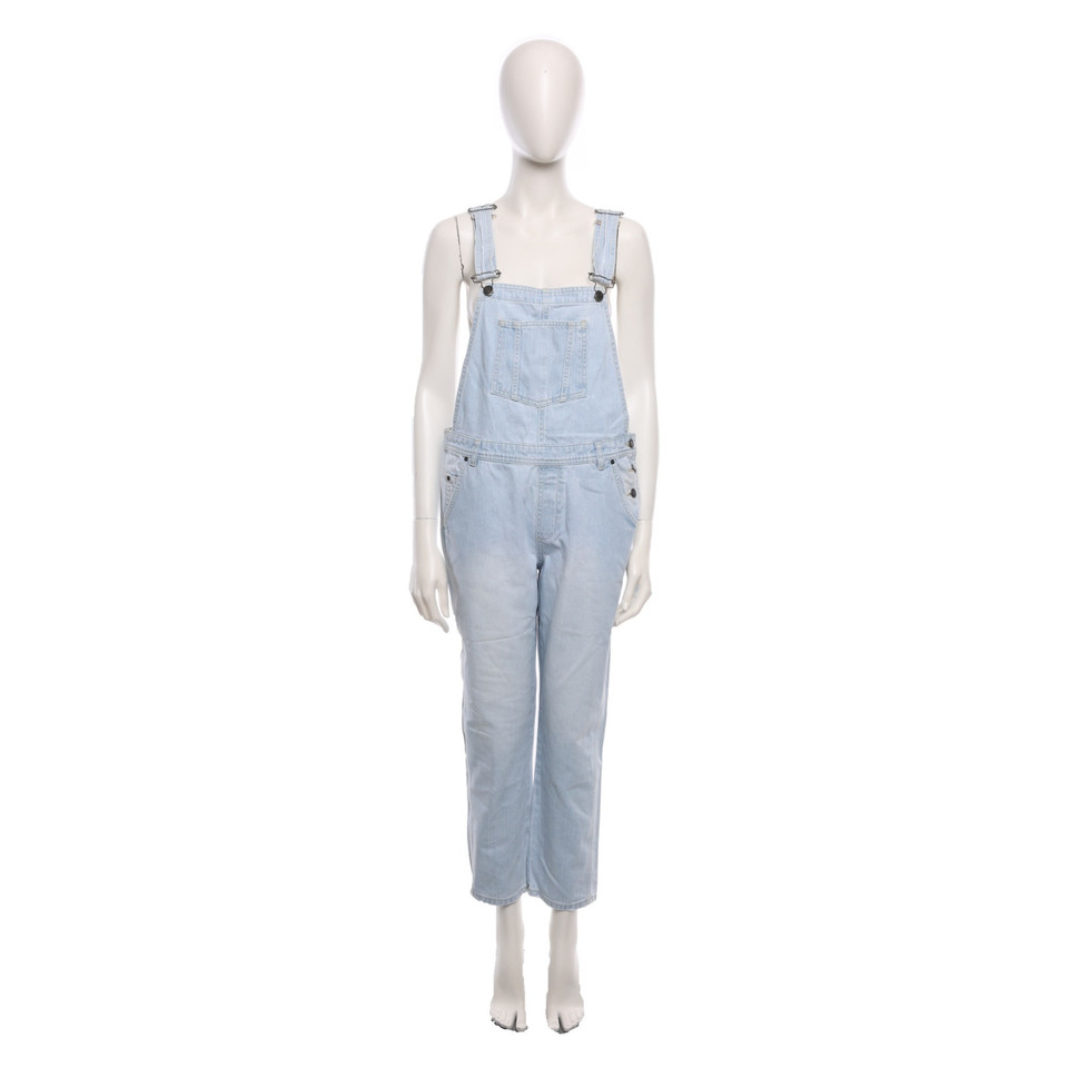 Topshop Jumpsuit Cotton in Blue