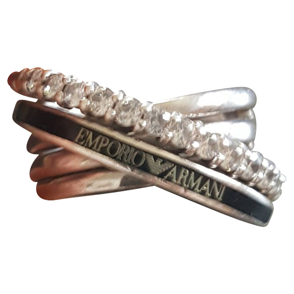 Armani Silber Ring 
