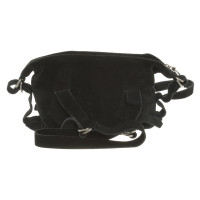 Vivienne Westwood Handtasche aus Wildleder in Schwarz 