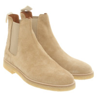 Common Projects Stivaletti in Pelle in Beige