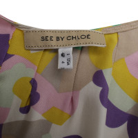 See By Chloé Silk dress with pattern