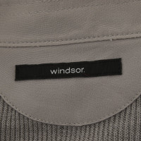 Windsor Strickjacke in Grau