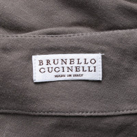 Brunello Cucinelli Top Jersey in Khaki