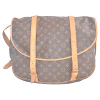 Louis Vuitton Saddle Bag aus Canvas in Braun