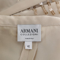 Armani Collezioni Trousers Silk in Beige