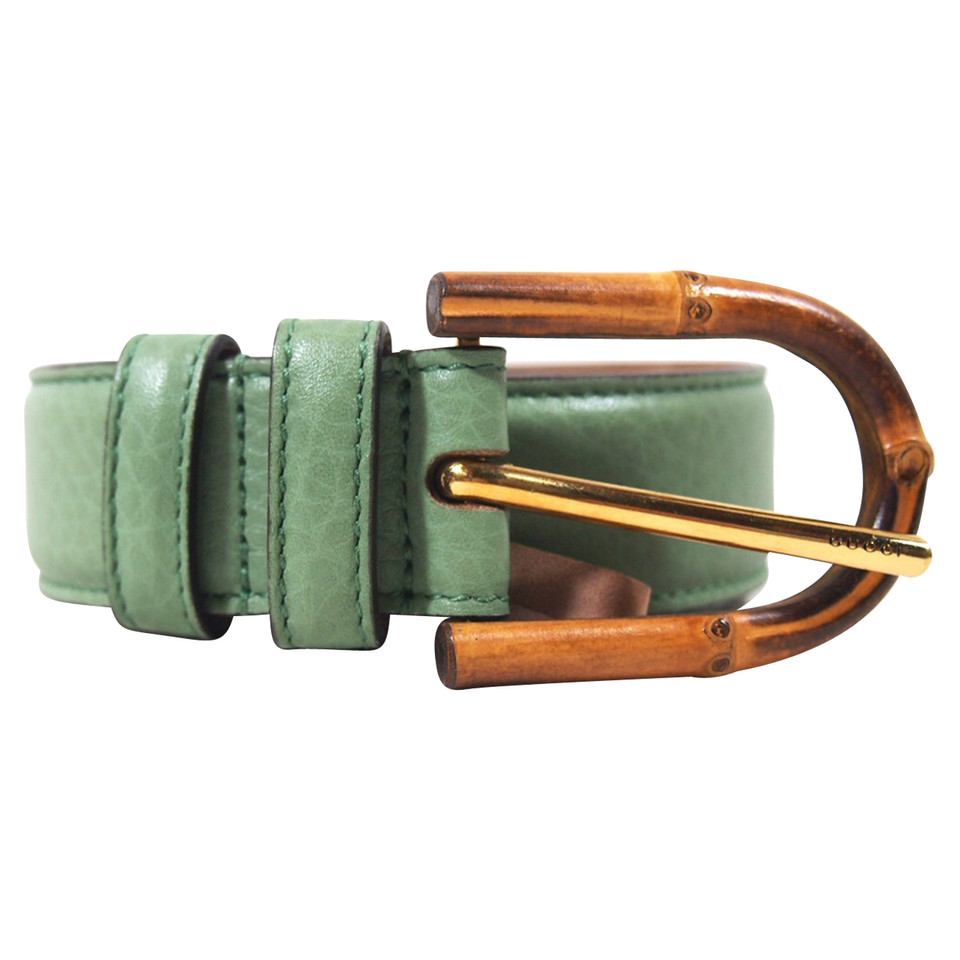 Gucci Belt Leather in Green