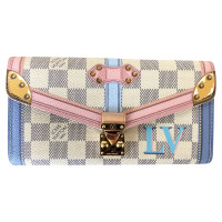 Louis Vuitton Täschchen/Portemonnaie aus Canvas in Weiß