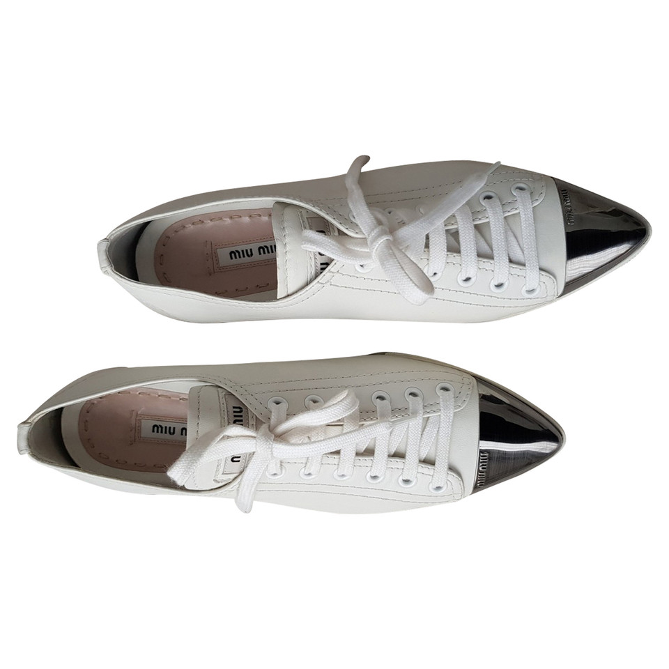 Miu Miu Trainers Leather in White