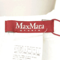 Max Mara Getextureerde rok in wit