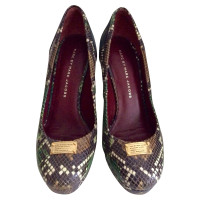 Marc Jacobs pumps from python leather