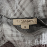 Burberry Oberteil aus Seide in Grau