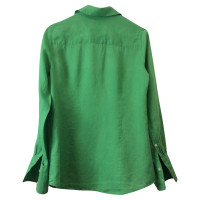 J. Crew Emerald linen shirt