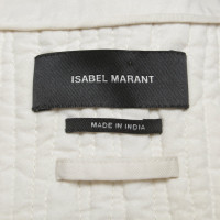 Isabel Marant Jacke/Mantel aus Baumwolle in Creme