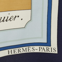 Hermès silk carré scarf with ABC ,, '' - Motive