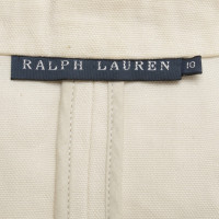 Ralph Lauren giacca di lino in crema
