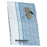 Burberry Sciarpa in Seta in Blu