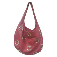 Tosca Blu Handtasche aus Leder in Rot