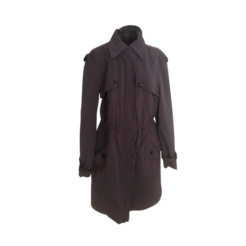 Marc Cain Trench coat in melanzana