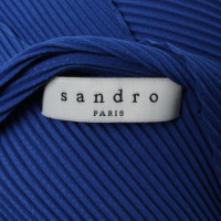 Sandro Top à plis en bleu royal