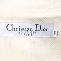 Christian Dior Suit Leer in Crème