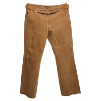 Timberland Pantaloni di pelle scamosciata marrone chiaro