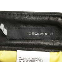 Dsquared2 Leather skirt in black