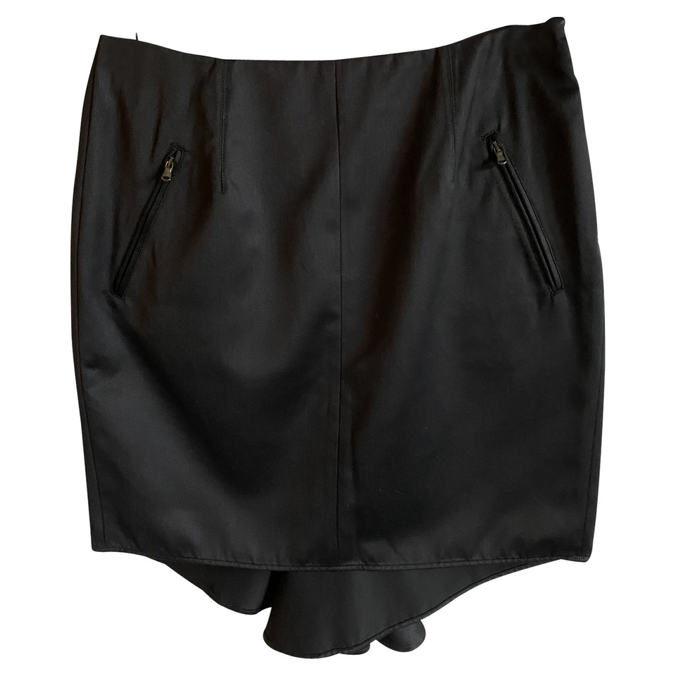 Costume National Skirt Wool in Black